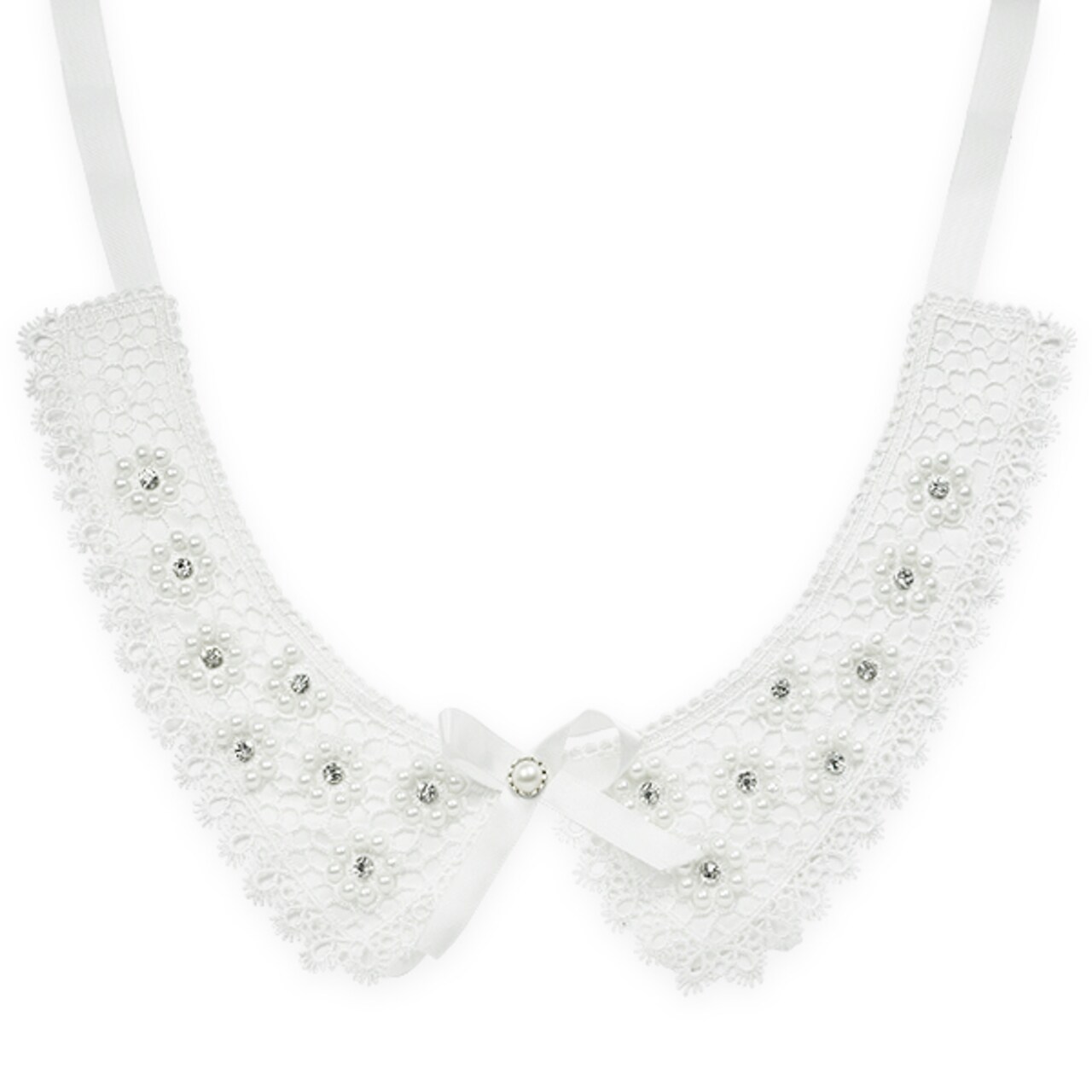 Lace Collar With Gold Flowers